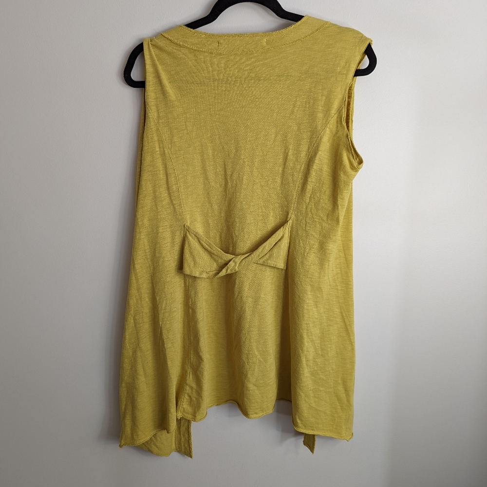 Athleta long line Open Front Cardigan Vest with pockets - Picture 5 of 6